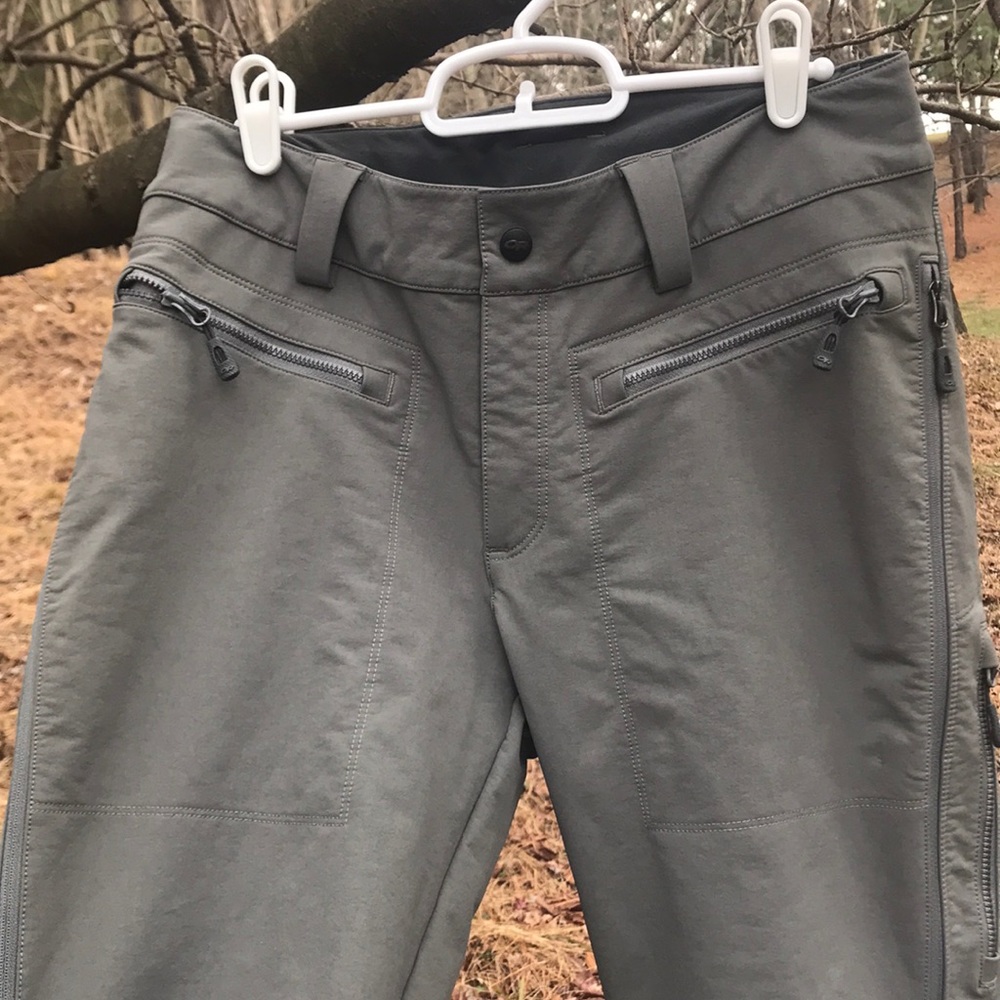 Outdoor research soft shell ski pants small